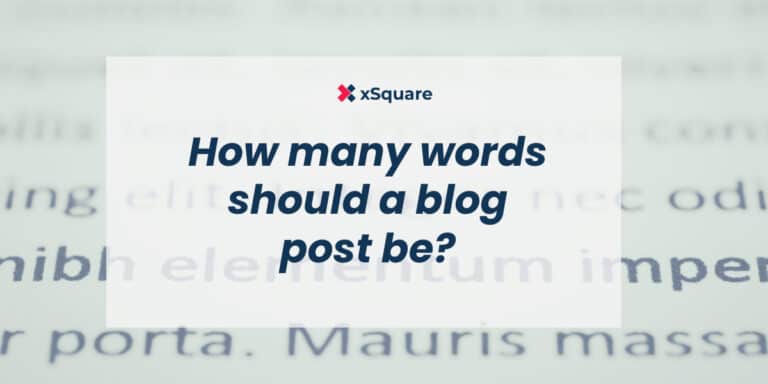 How many words should a blog post be?