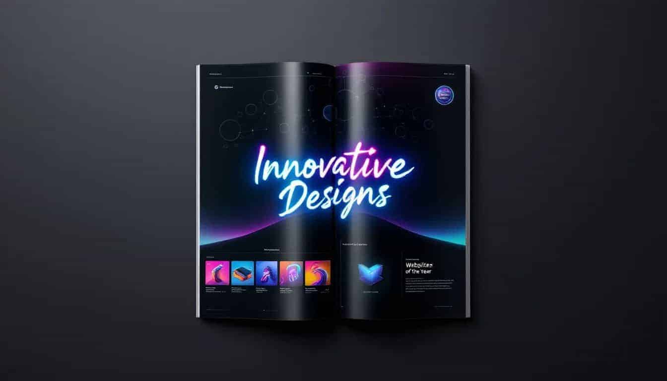 A gallery of award-winning website designs showcasing creativity and innovation.