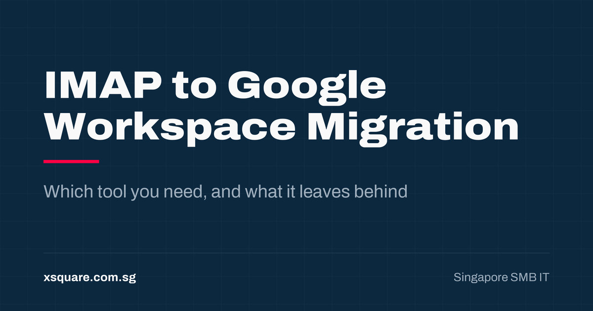IMAP to Google Workspace migration: what the free data import tool carries and what it leaves behind.
